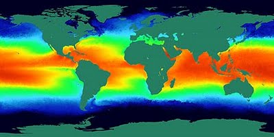 2009 Cifras altas de temperatura en los océanos